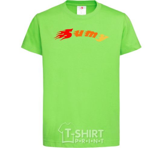 Kids T-shirt Fire Sumy orchid-green фото