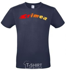 Men's T-Shirt Fire Crimea navy-blue фото