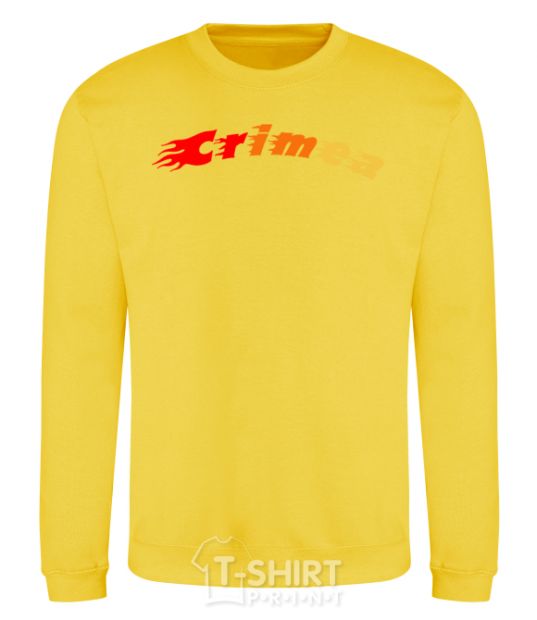 Sweatshirt Fire Crimea yellow фото