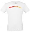 Men's T-Shirt Fire Zaporizhzha White фото