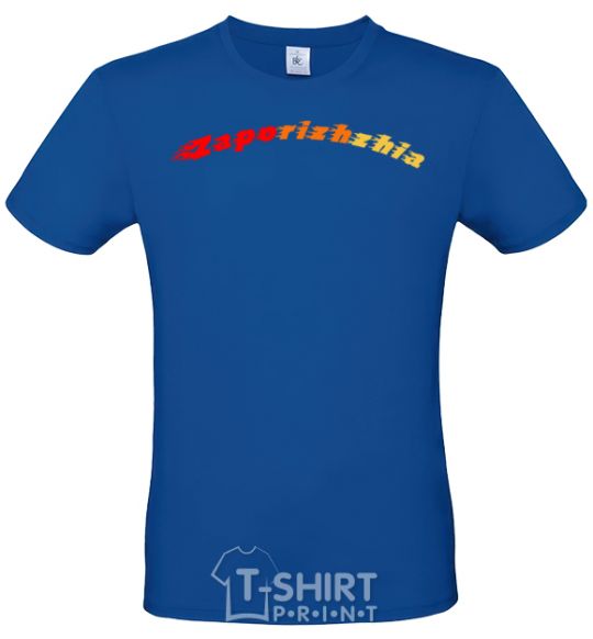 Men's T-Shirt Fire Zaporizhzha royal-blue фото