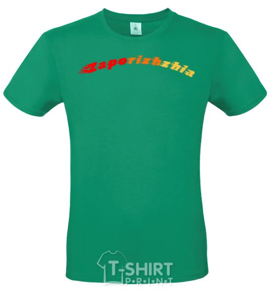 Men's T-Shirt Fire Zaporizhzha kelly-green фото