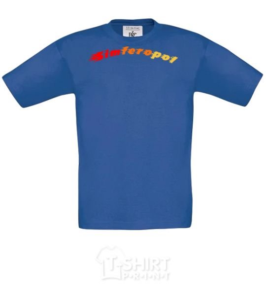 Kids T-shirt Fire Simferopol royal-blue фото