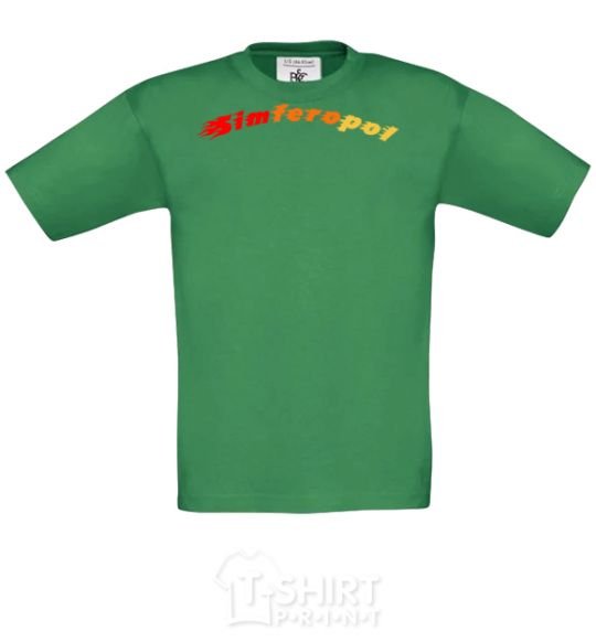 Kids T-shirt Fire Simferopol orchid-green фото