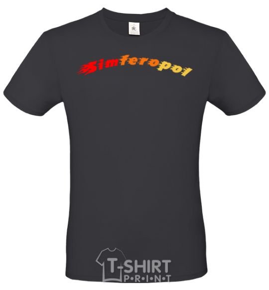 Men's T-Shirt Fire Simferopol dark-grey фото