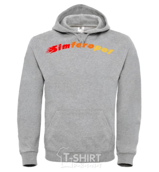 Men`s hoodie Fire Simferopol sport-grey фото