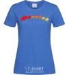 Women's T-shirt Fire Donetsk royal-blue фото