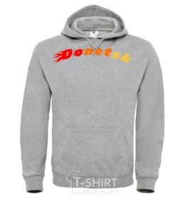 Men`s hoodie Fire Donetsk sport-grey фото
