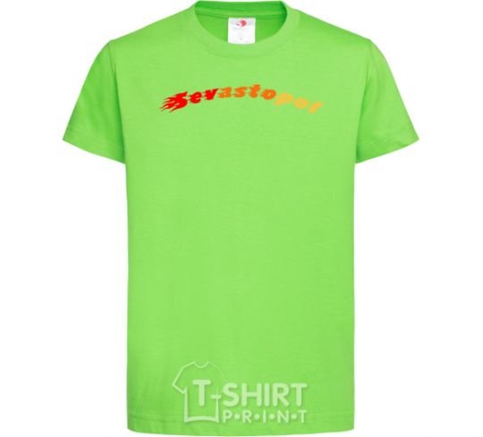 Kids T-shirt Fire Sevastopol orchid-green фото