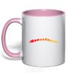 Mug with a colored handle Fire Sevastopol light-pink фото