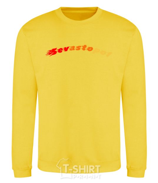 Sweatshirt Fire Sevastopol yellow фото