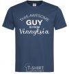 Men's T-Shirt This awesome guy is from Vinnytsia navy-blue фото