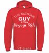 Men`s hoodie This awesome guy is from Kryvyi Rih bright-red фото