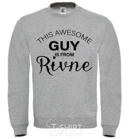 Sweatshirt Rivne flag black фото