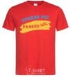 Men's T-Shirt Krivoy Rog flag red фото