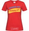 Women's T-shirt Krivoy Rog flag red фото