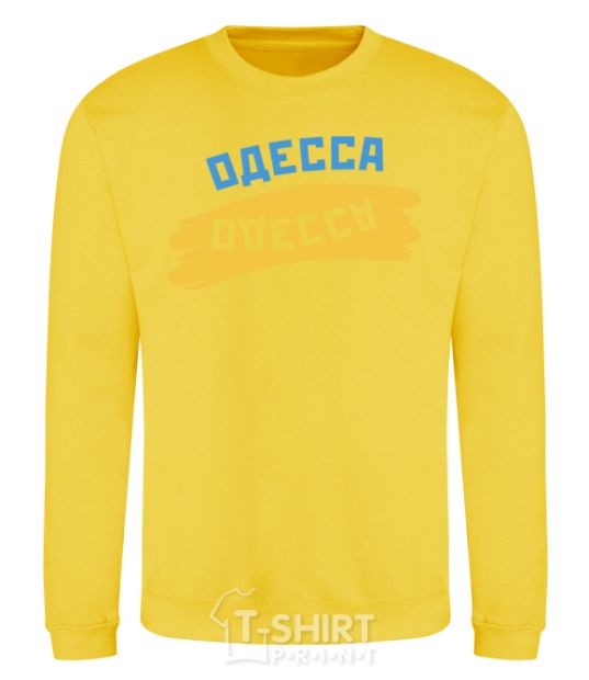 Sweatshirt Odessa flag yellow фото