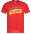 Men's T-Shirt Lugansk flag red фото