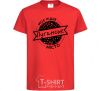 Kids T-shirt My hometown of Luhansk red фото