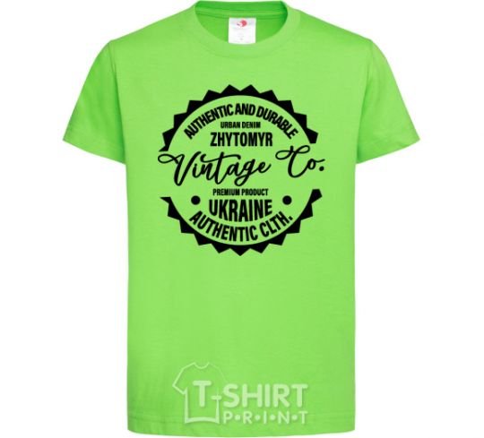 Kids T-shirt Zhytomyr Vintage Co orchid-green фото
