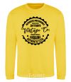 Sweatshirt Zhytomyr Vintage Co yellow фото