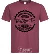 Men's T-Shirt Zhytomyr Vintage Co burgundy фото