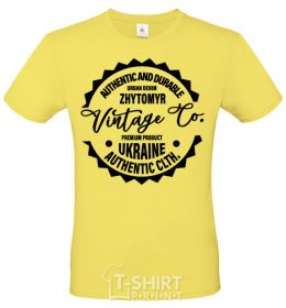 Men's T-Shirt Zhytomyr Vintage Co cornsilk фото