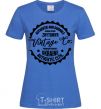 Women's T-shirt Zhytomyr Vintage Co royal-blue фото