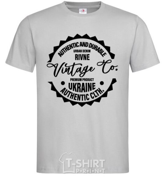 Men's T-Shirt Rivne Vintage Co grey фото