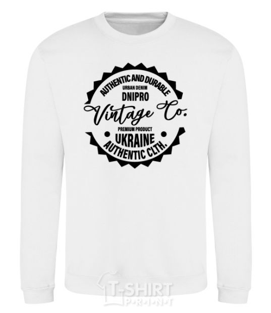 Sweatshirt Dnipro Vintage Co White фото