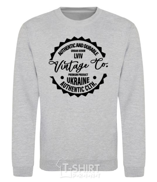 Sweatshirt Lviv Vintage Co sport-grey фото