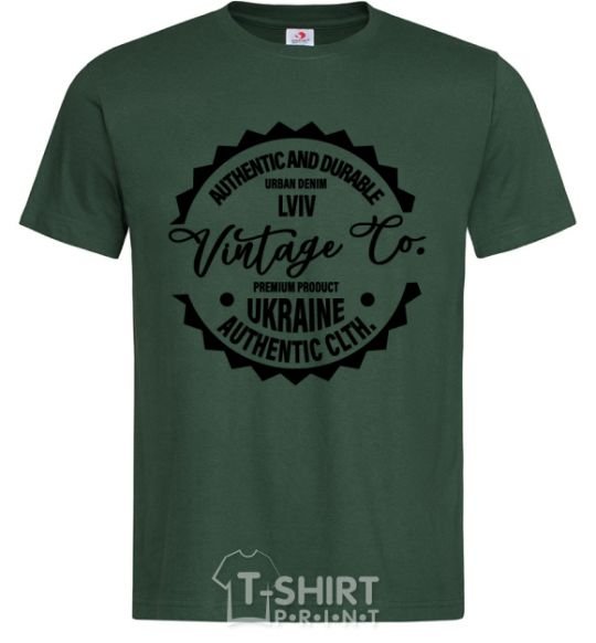 Men's T-Shirt Lviv Vintage Co bottle-green фото