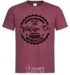 Men's T-Shirt Lviv Vintage Co burgundy фото