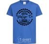 Kids T-shirt Vinnytsia Vintage Co royal-blue фото