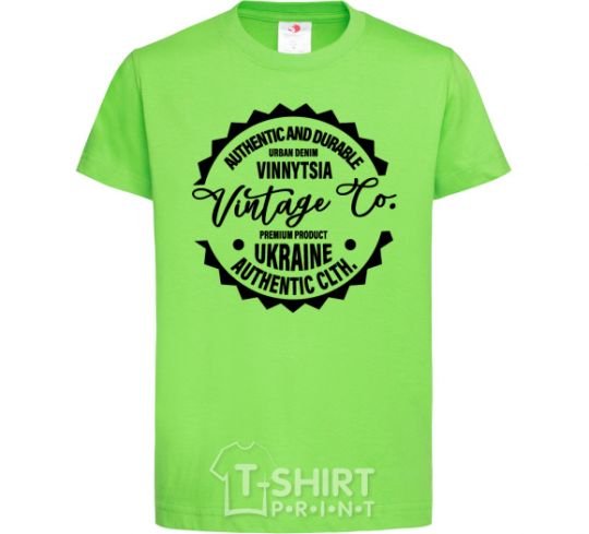 Kids T-shirt Vinnytsia Vintage Co orchid-green фото