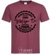 Men's T-Shirt Crimea Vintage Co burgundy фото