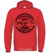 Men`s hoodie Cherkasy Vintage Co bright-red фото