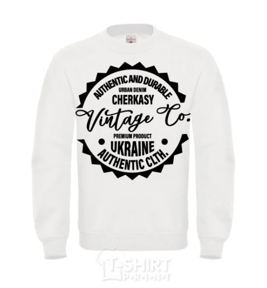 Sweatshirt Cherkasy Vintage Co White фото