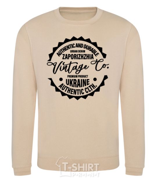 Sweatshirt Zaporizhzhia Vintage Co sand фото