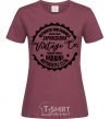 Women's T-shirt Zaporizhzhia Vintage Co burgundy фото