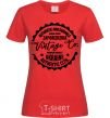 Women's T-shirt Zaporizhzhia Vintage Co red фото