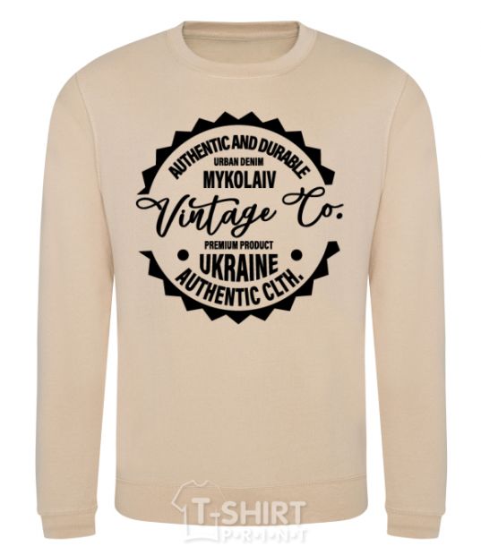 Sweatshirt Mykolaiv Vintage Co sand фото