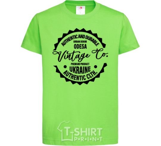 Kids T-shirt Odesa Vintage Co orchid-green фото