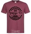 Men's T-Shirt Odesa Vintage Co burgundy фото