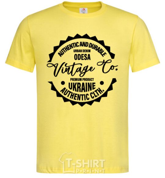 Men's T-Shirt Odesa Vintage Co cornsilk фото