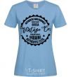 Women's T-shirt Odesa Vintage Co sky-blue фото