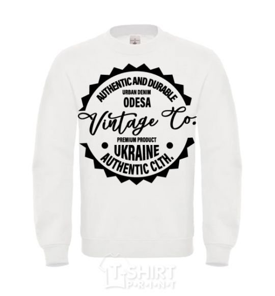 Sweatshirt Odesa Vintage Co White фото