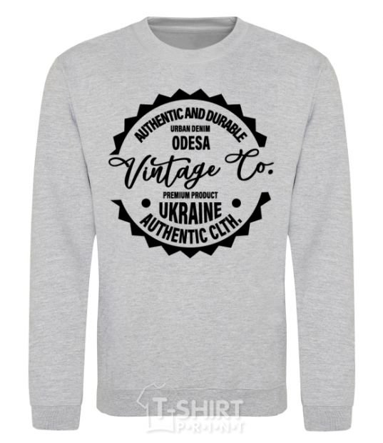 Sweatshirt Odesa Vintage Co sport-grey фото