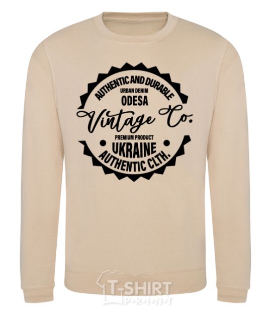 Sweatshirt Odesa Vintage Co sand фото