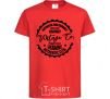 Kids T-shirt Kharkiv Vintage Co red фото